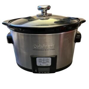 Cuisinart 3.5 Quart Programmable Slow Cooker Stainless Steel 120V PSC-350